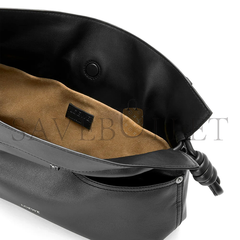 LOEWE PANTA MEDIUM FLAMENCO CLUTCH IN SHINY CALFSKIN A411FC1XBV (30*24.5*10.5cm)